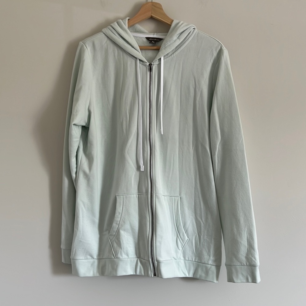 Eddie Bauer Women’s Pastel Seafoam Hoodie Tall